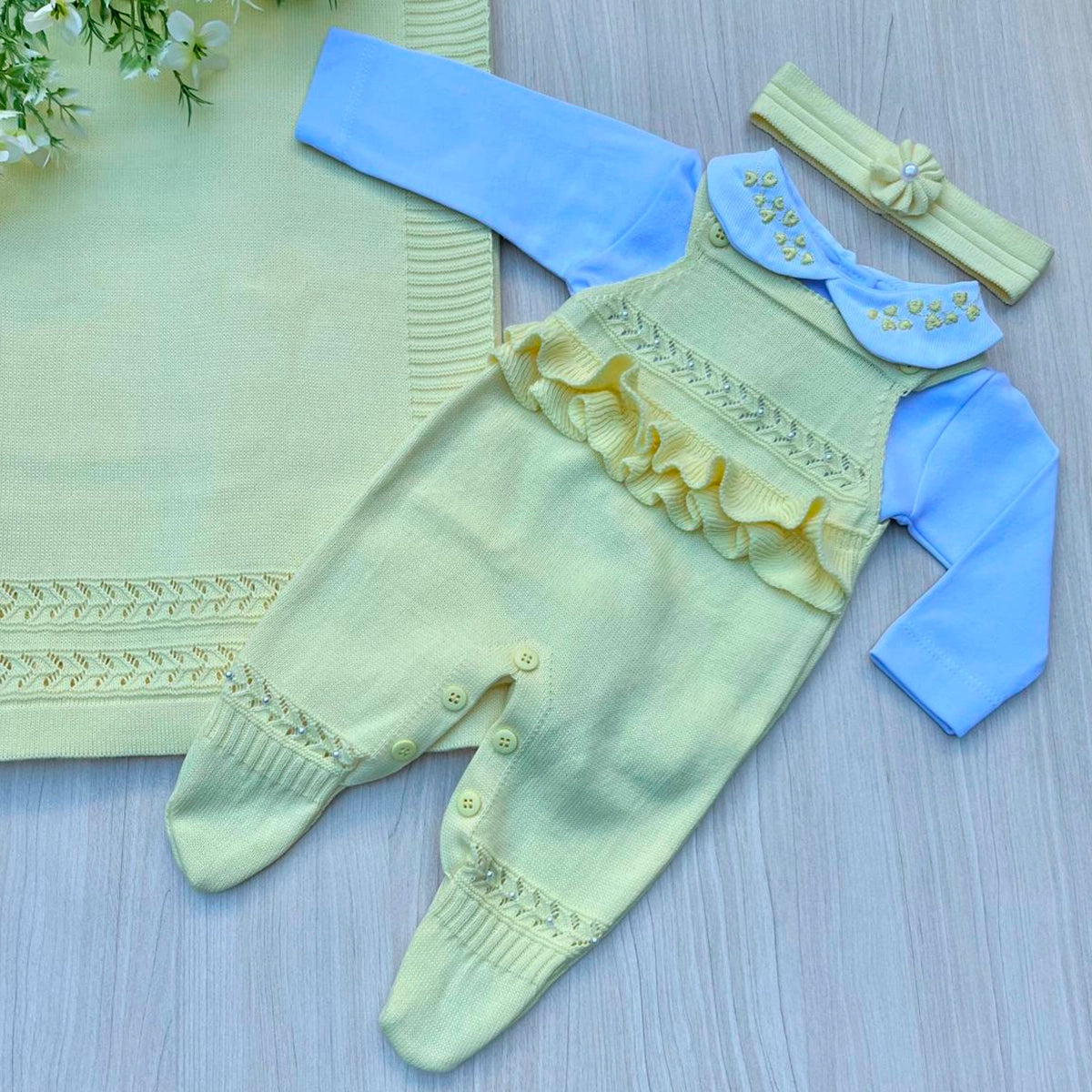 Saída Maternidade Tricot Ayla