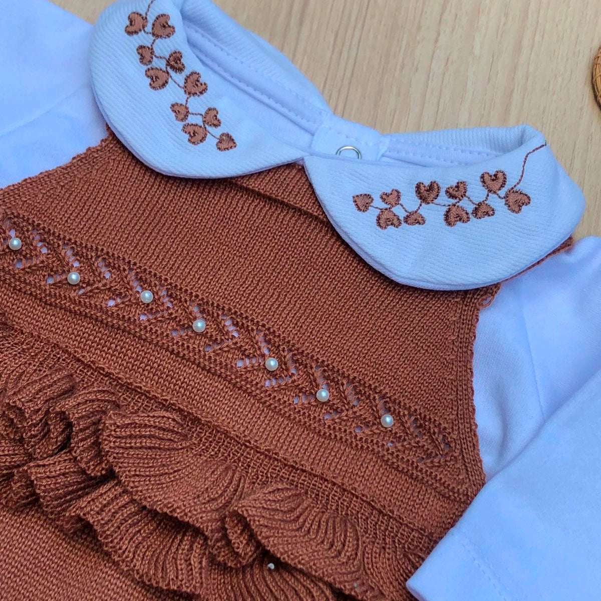 Macacão Bebê Tricot Ayla