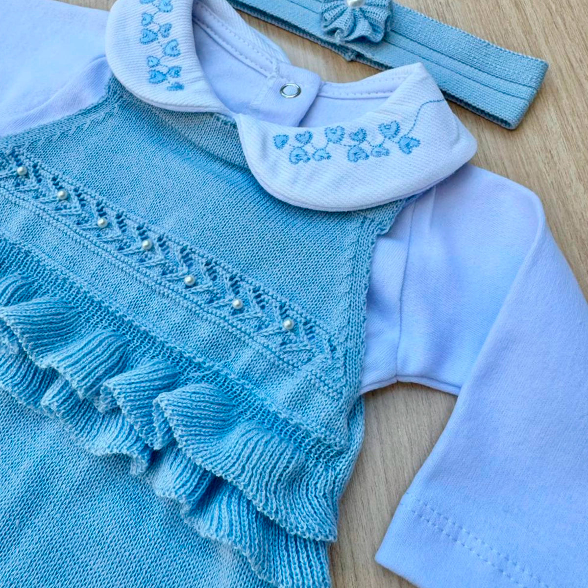 Macacão Bebê Tricot Ayla