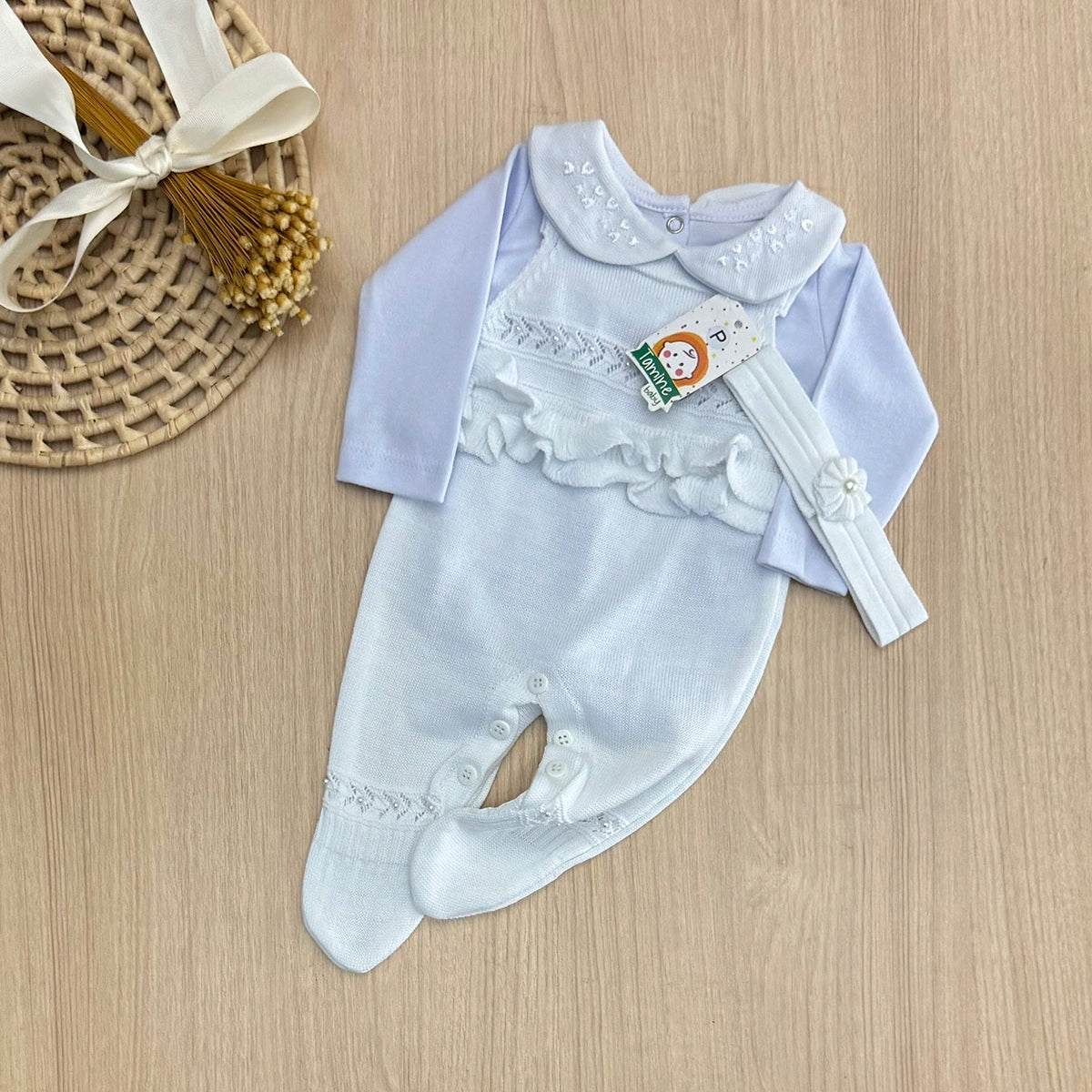 Macacão Bebê Tricot Ayla
