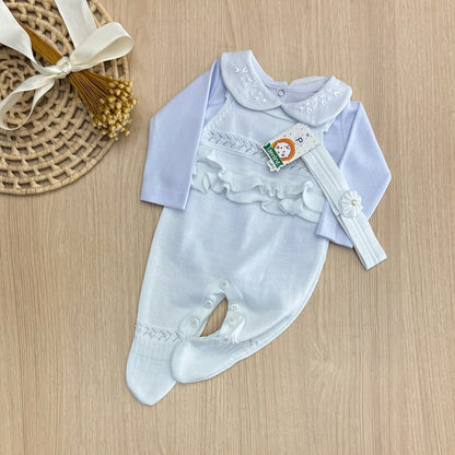 Macacão Bebê Tricot Ayla