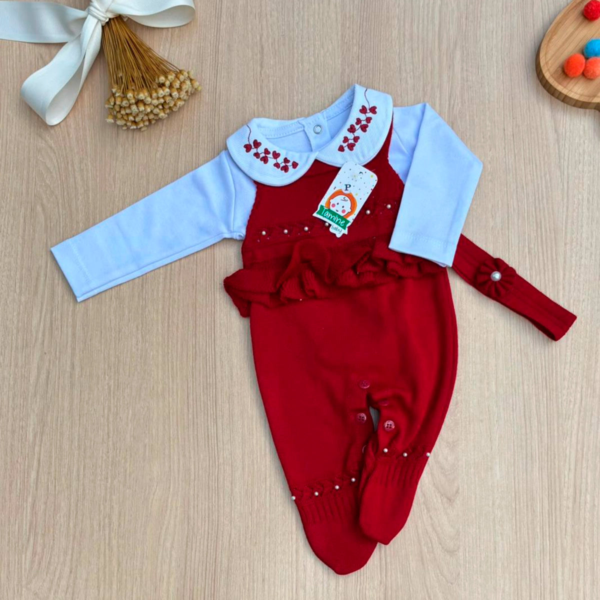 Macacão Bebê Tricot Ayla