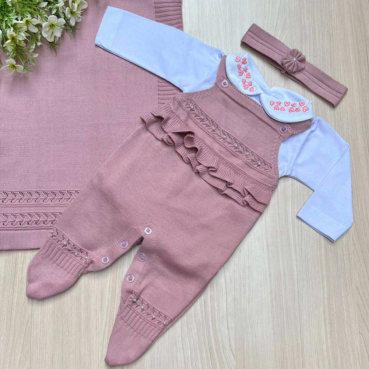 Saída Maternidade Tricot Ayla