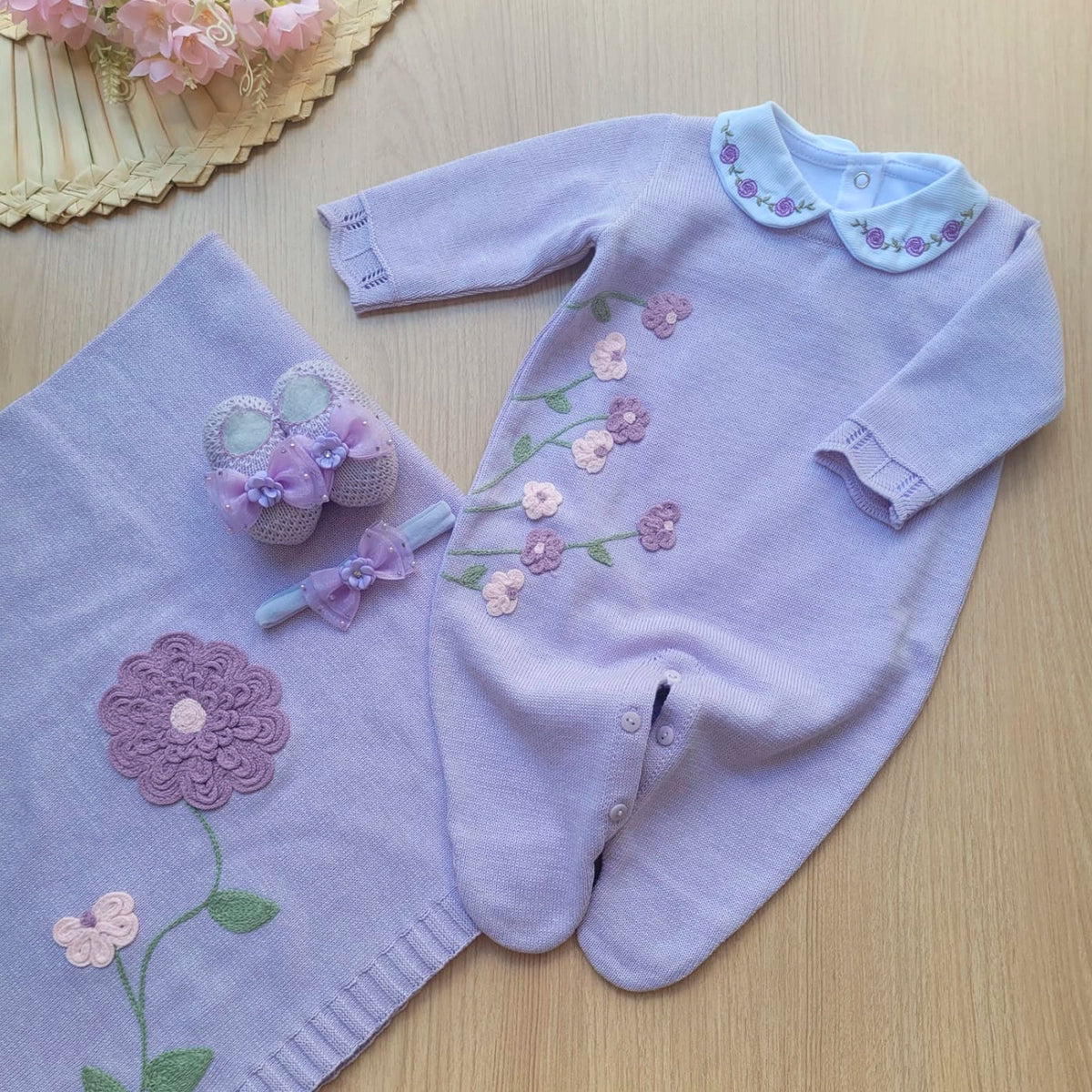 Saída Maternidade Tricot Bárbara