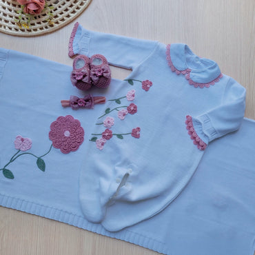 Saída Maternidade Tricot Bárbara