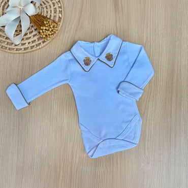 Body Bebê Urso Príncipe
