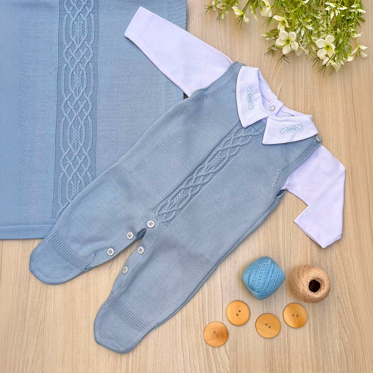 Saída Maternidade Tricot Bernardo