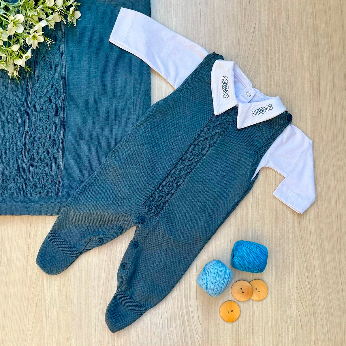 Saída Maternidade Tricot Bernardo