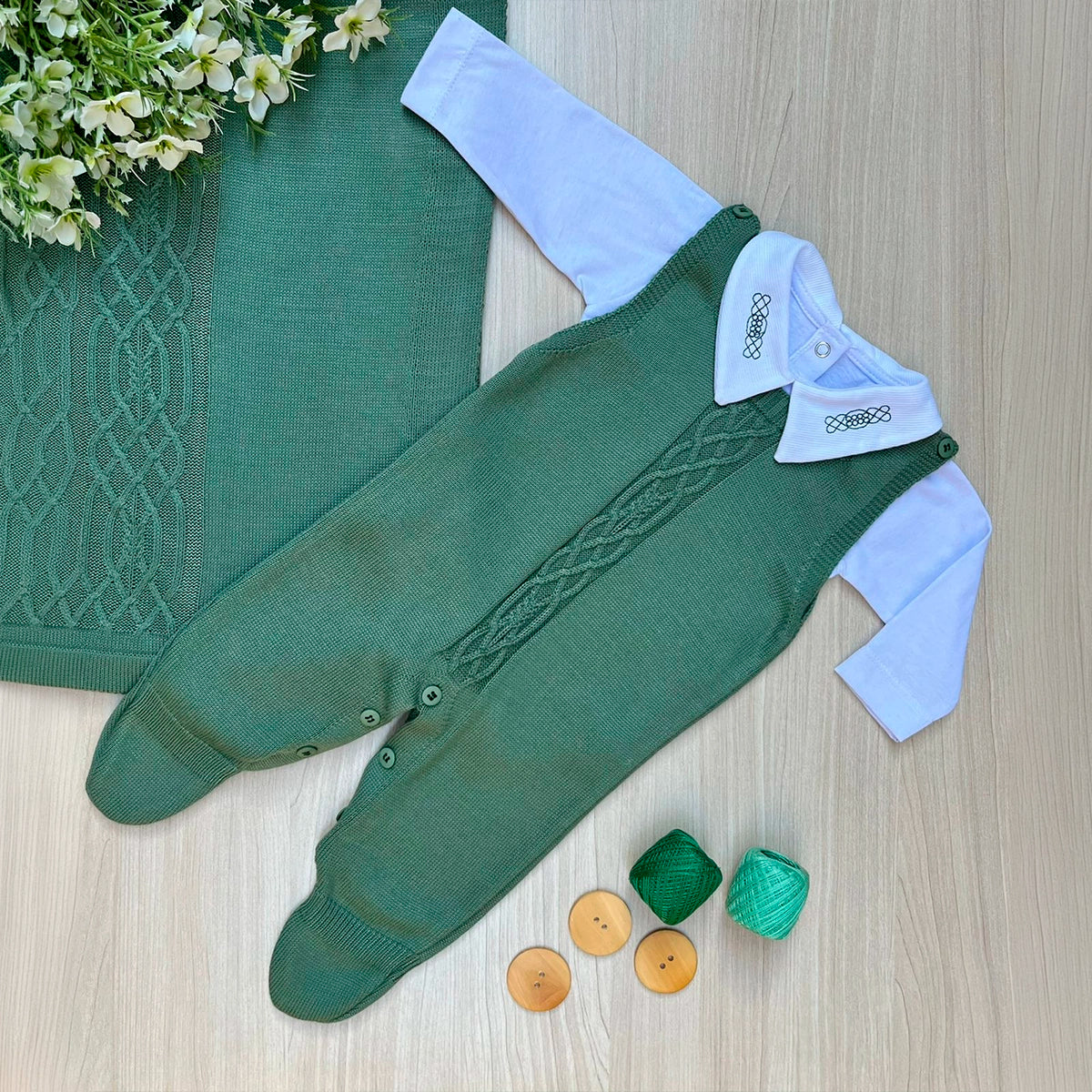 Saída Maternidade Tricot Bernardo