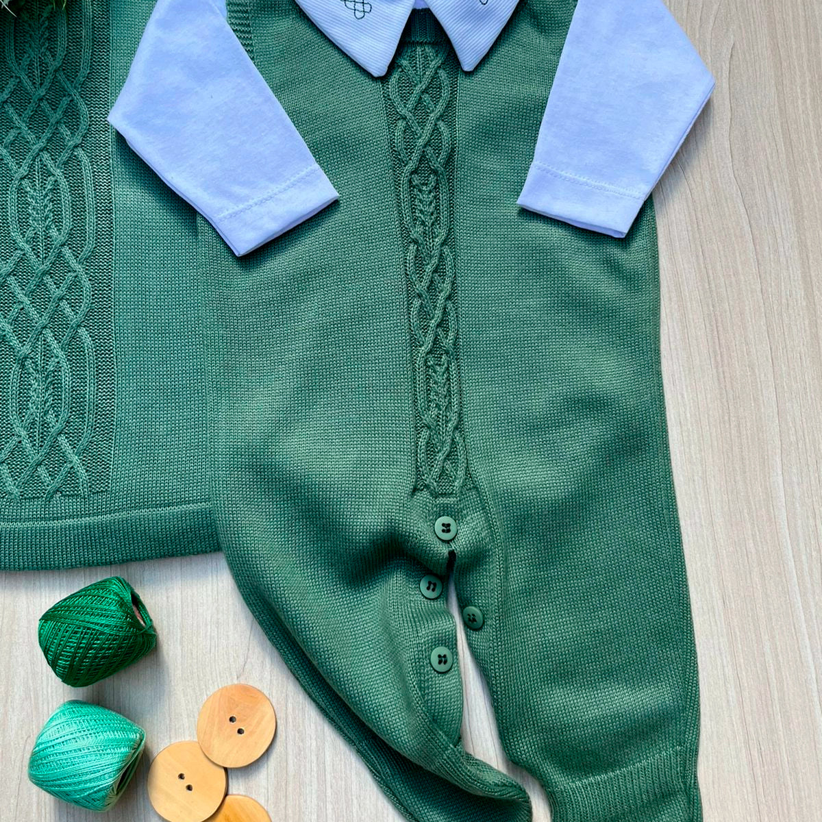 Saída Maternidade Tricot Bernardo