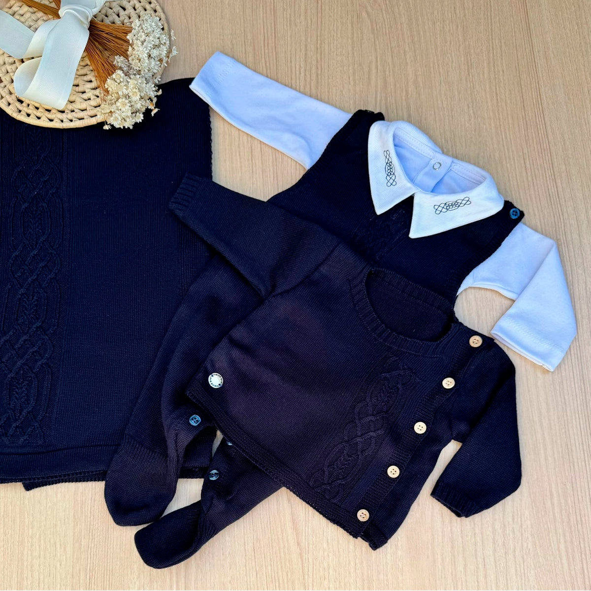 Saída Maternidade Tricot Bernardo