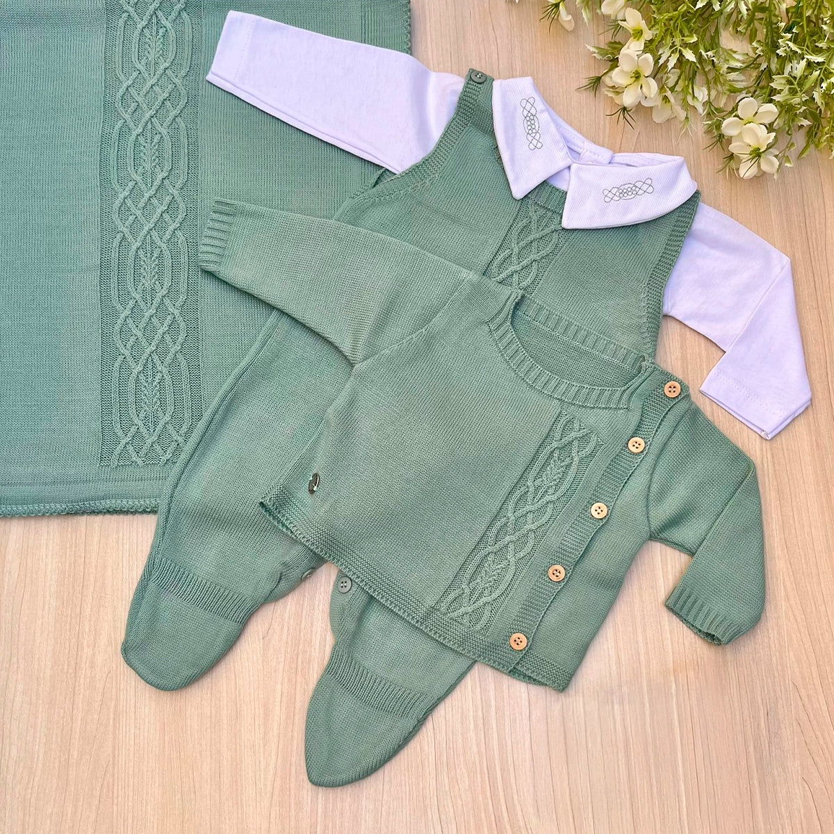 Saída Maternidade Tricot Bernardo