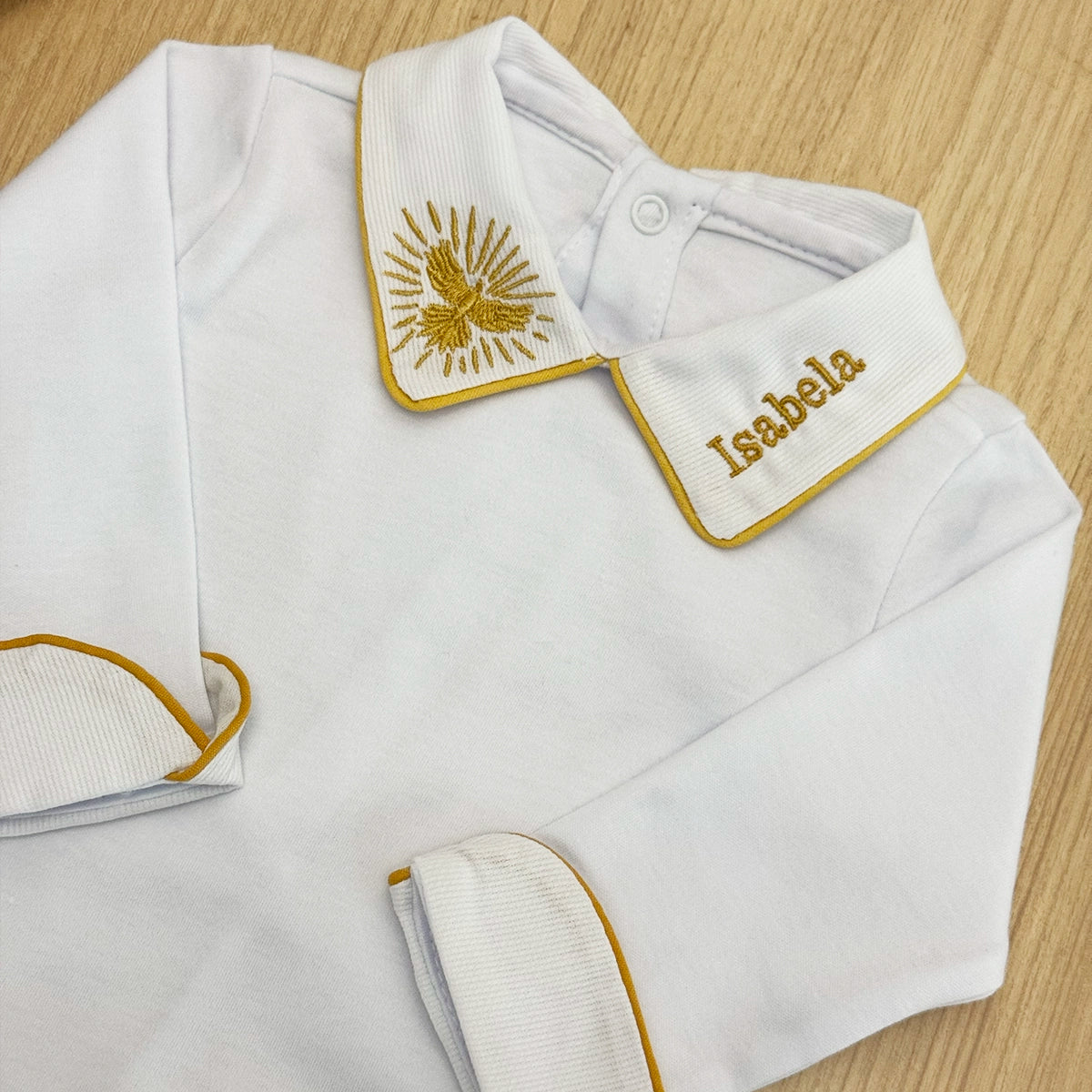 Body Bebê Batizado Personalizado