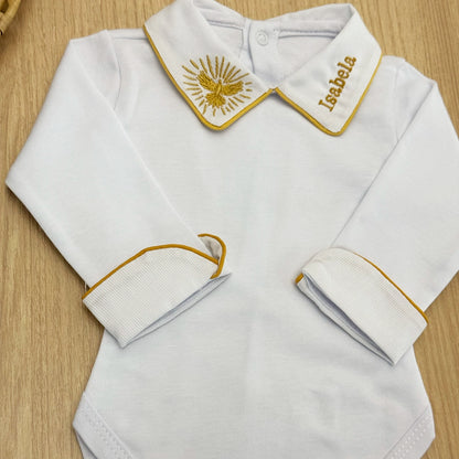 Body Bebê Batizado Personalizado