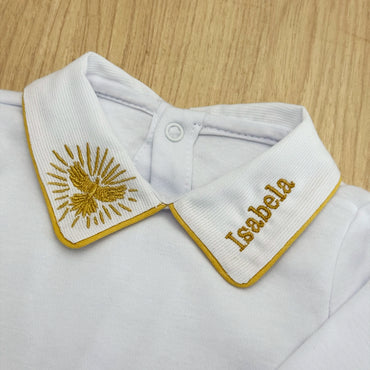 Body Bebê Batizado Personalizado