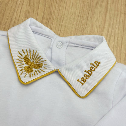 Body Bebê Batizado Personalizado