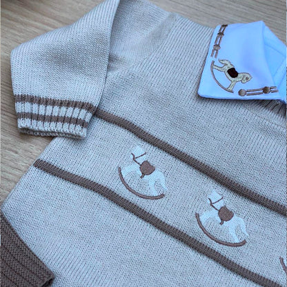 Saída Maternidade Tricot Bruno