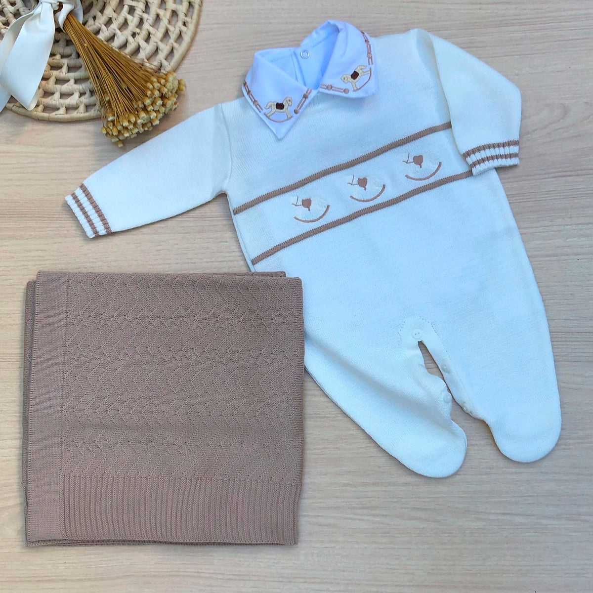 Saída Maternidade Tricot Bruno