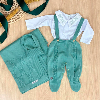 Saída Maternidade Tricot Carlos Eduardo