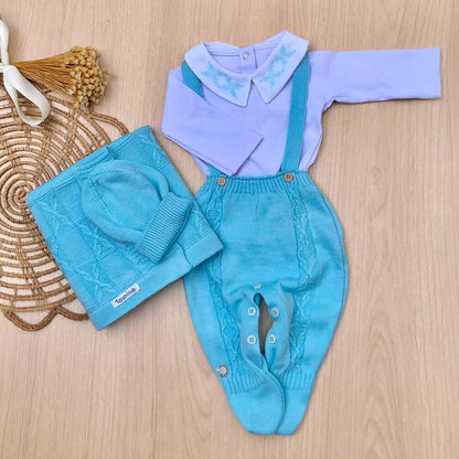 Saída Maternidade Tricot Carlos Eduardo