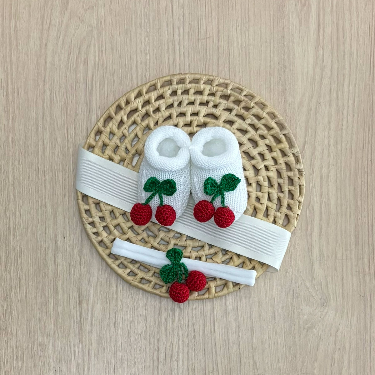 Sapatinho Bebê Cereja