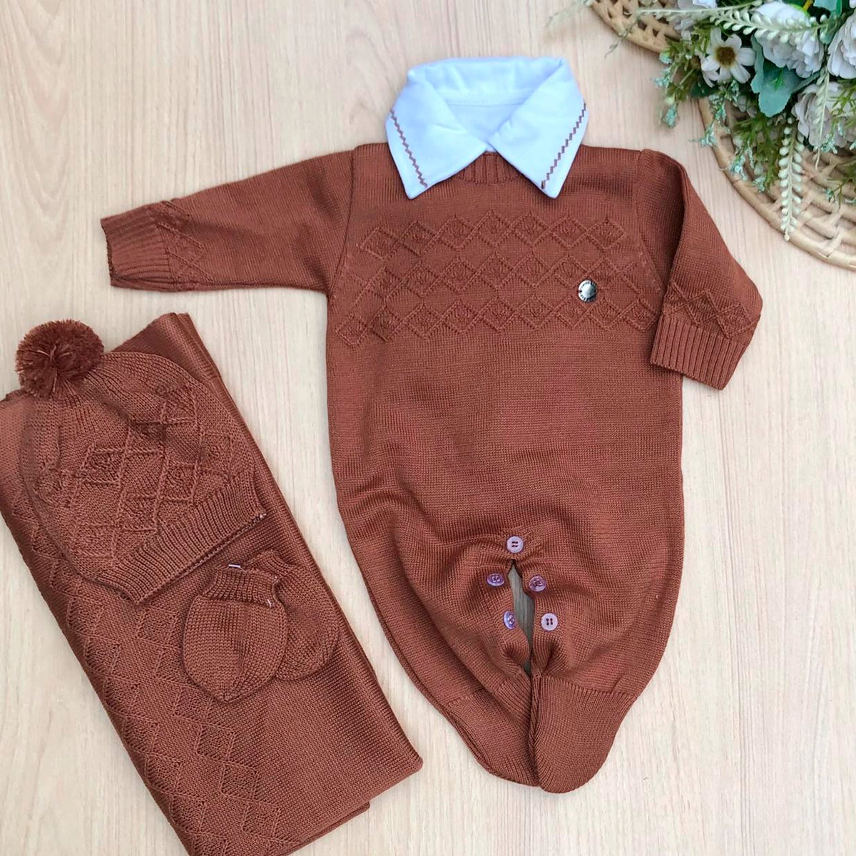 Saída Maternidade Tricot Charles