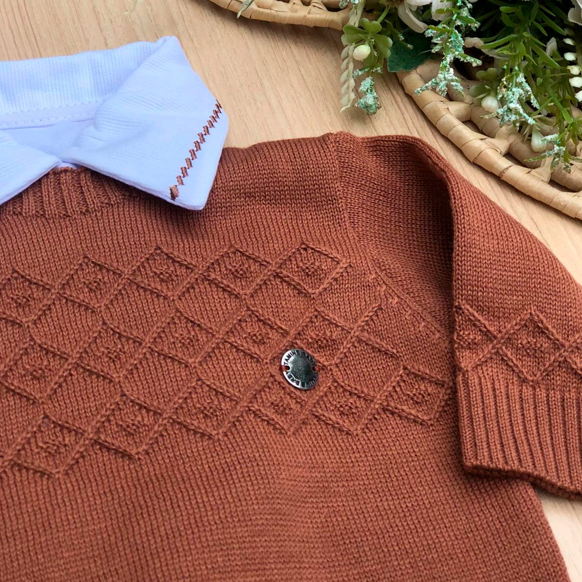 Saída Maternidade Tricot Charles