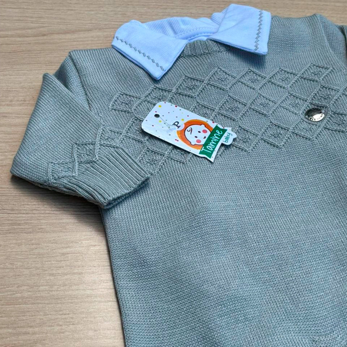 Macacão Bebê Tricot Charles