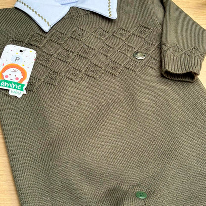 Macacão Bebê Tricot Charles