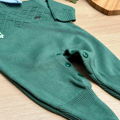 Macacão Bebê Tricot Charles