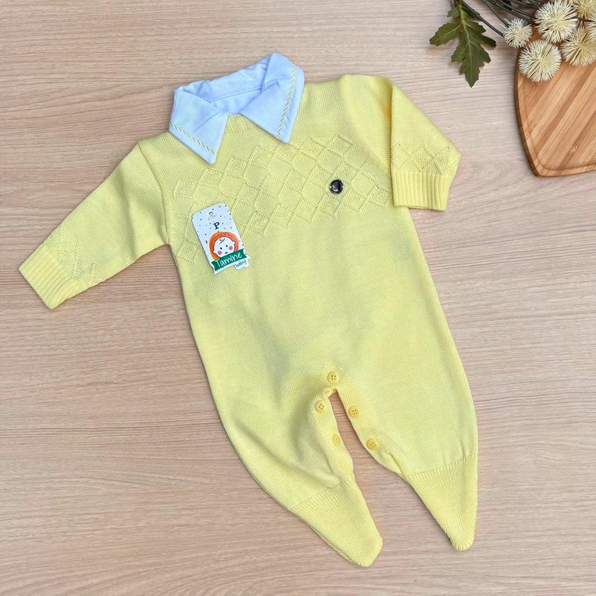 Macacão Bebê Tricot Charles