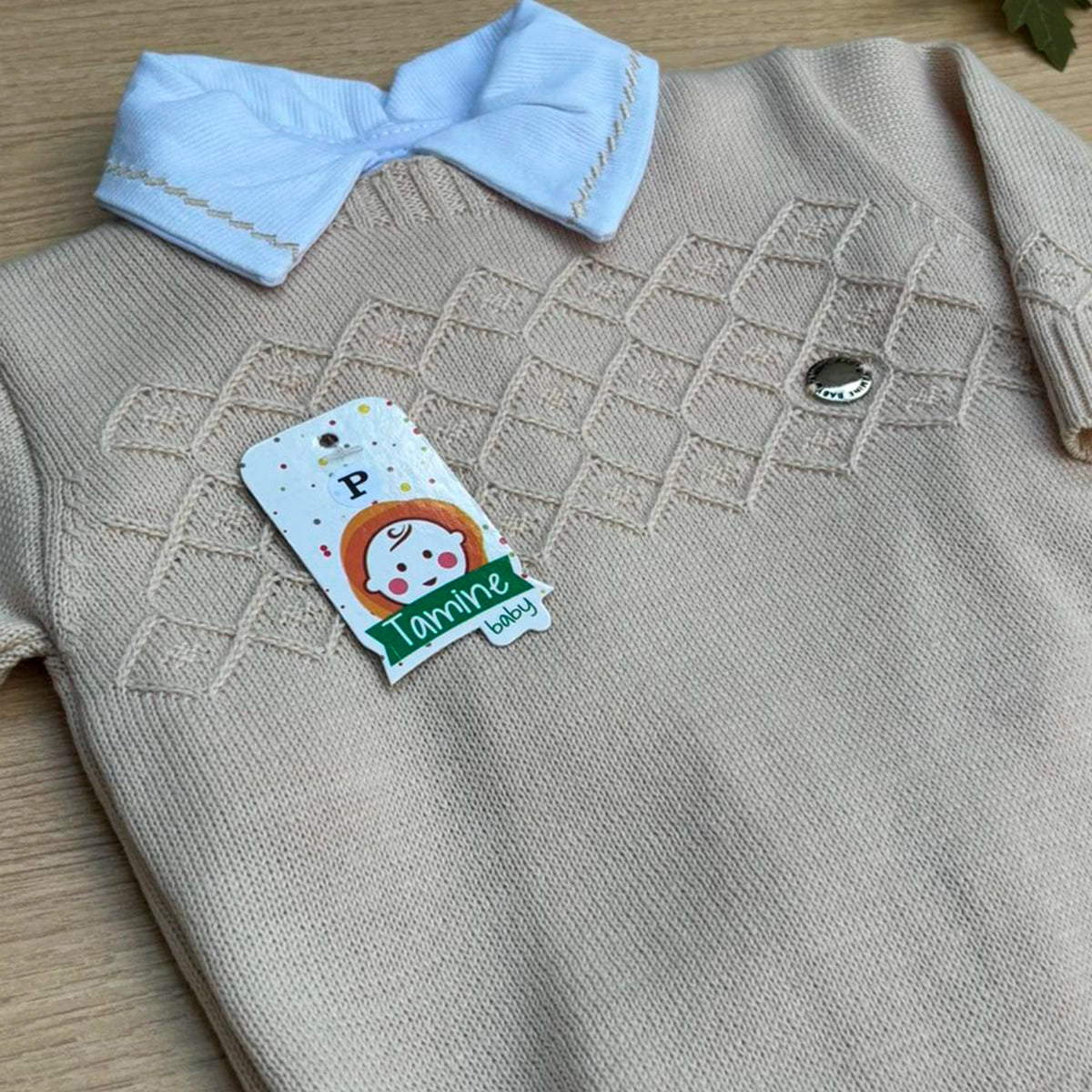 Macacão Bebê Tricot Charles