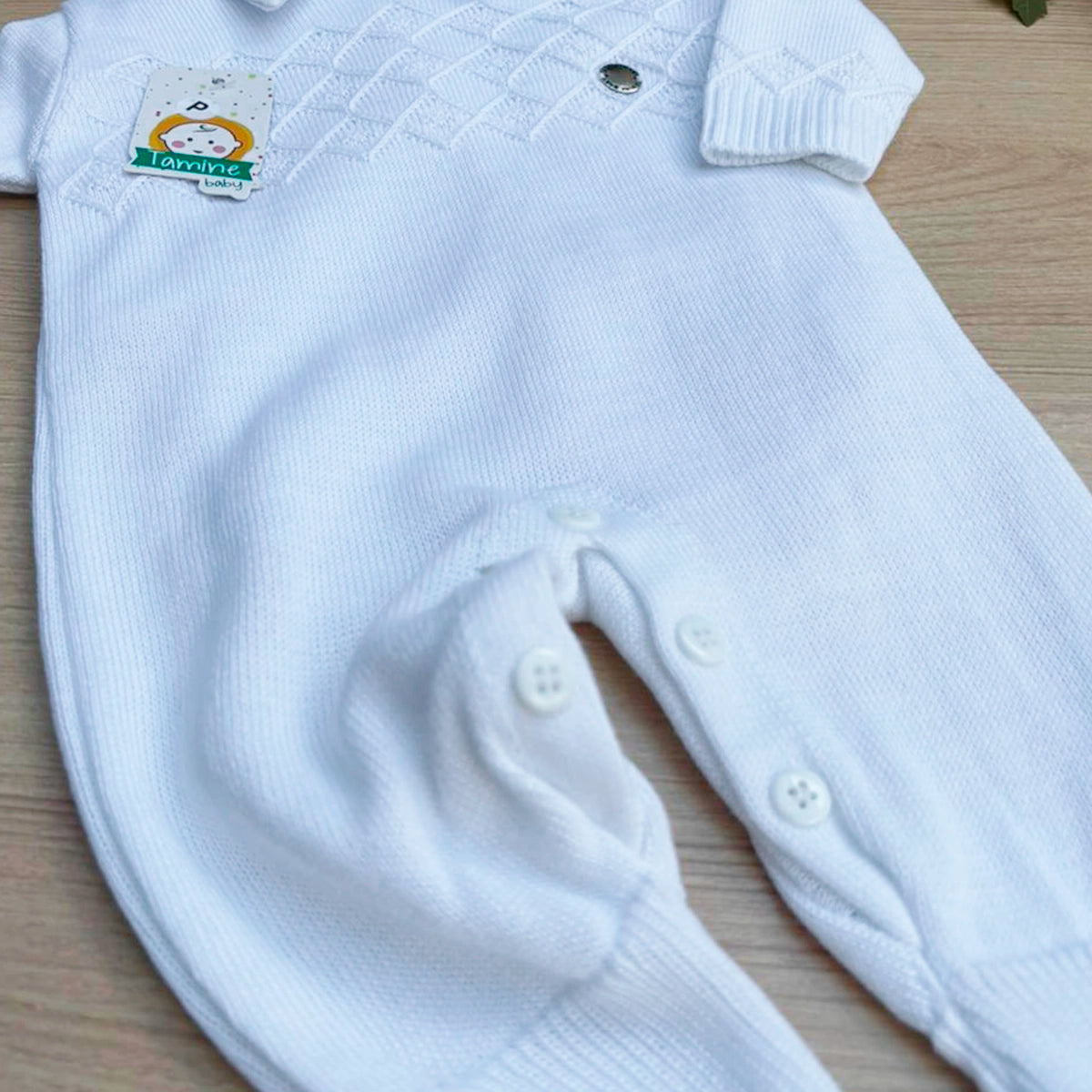 Macacão Bebê Tricot Charles