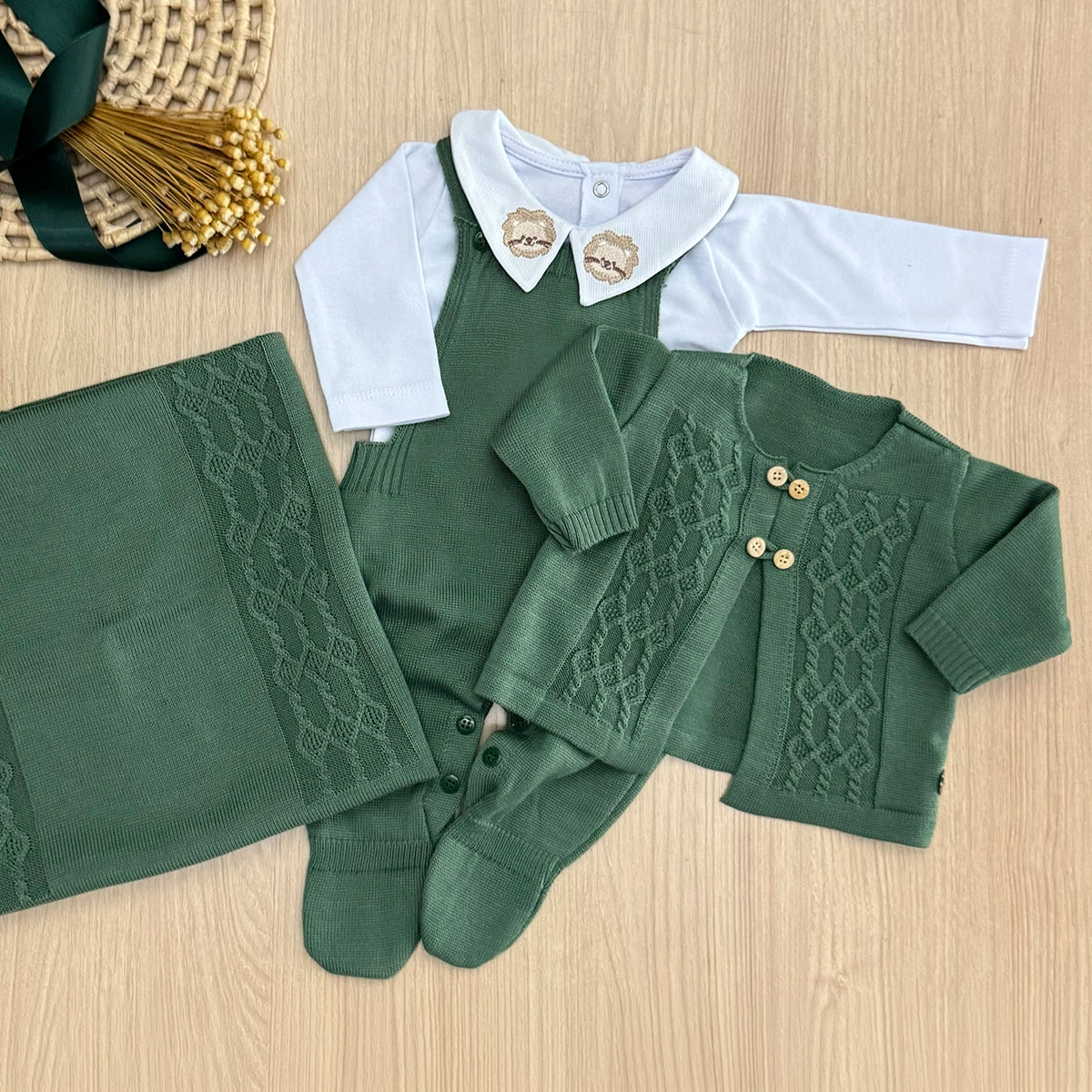 Saída Maternidade Tricot Daniel