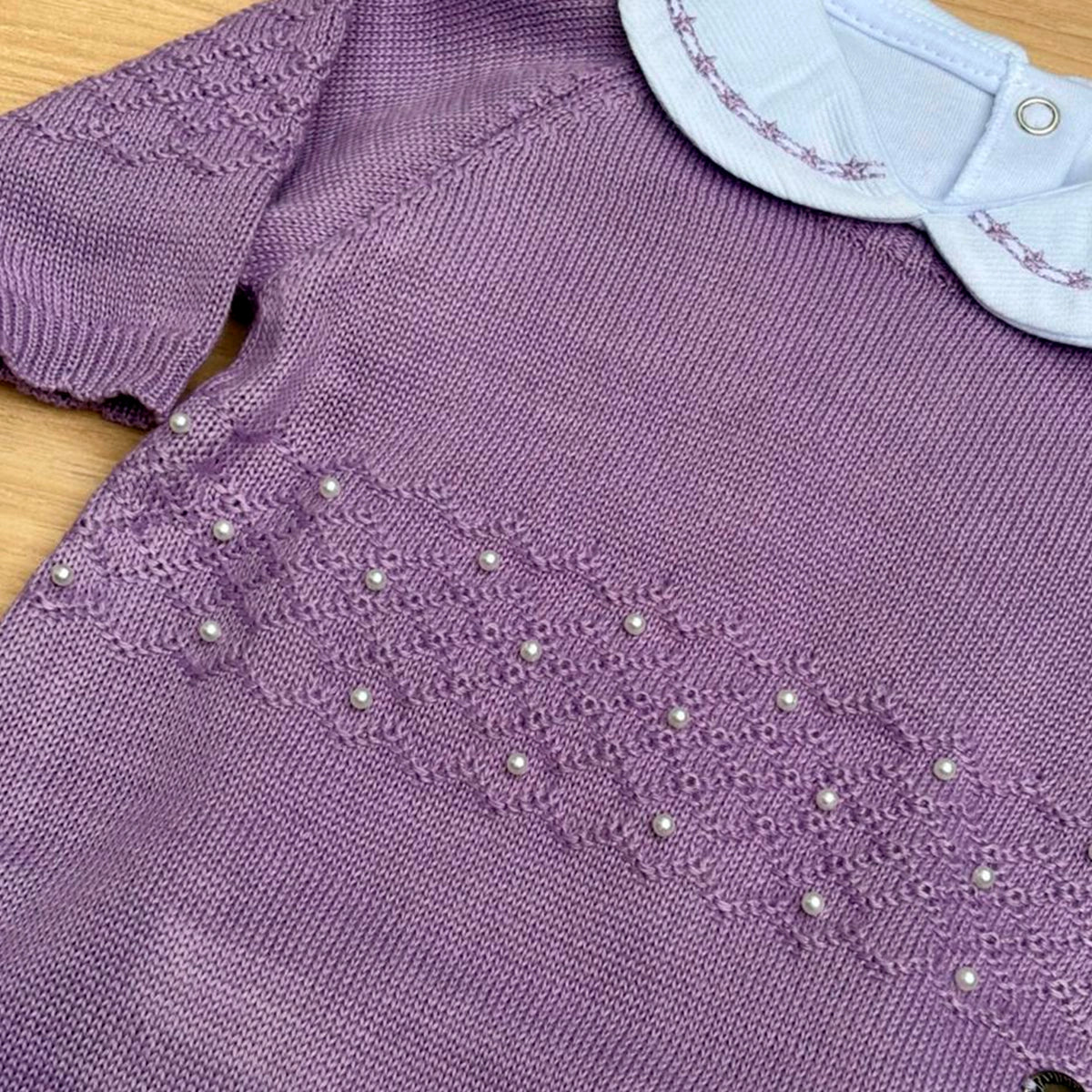 Macacão Bebê Tricot Esther