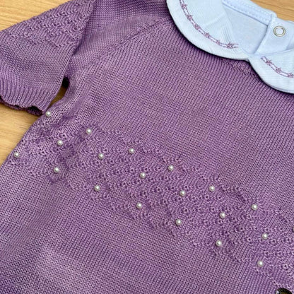Macacão Bebê Tricot Esther