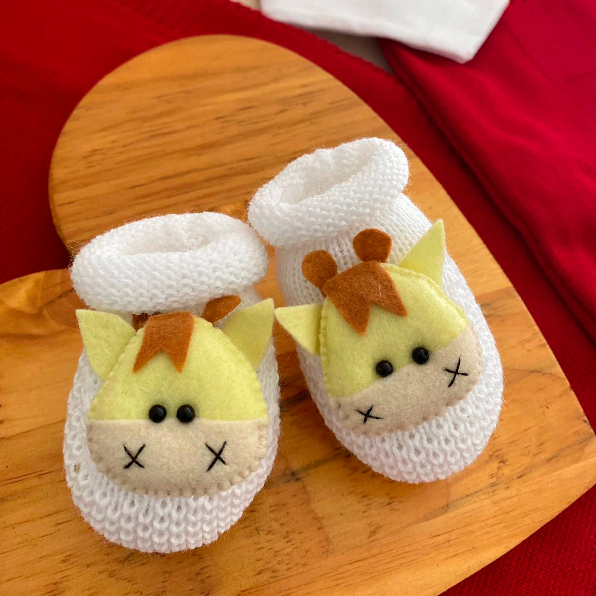 Saída Maternidade Tricot Girafa