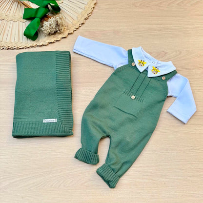 Saída Maternidade Tricot Girafa