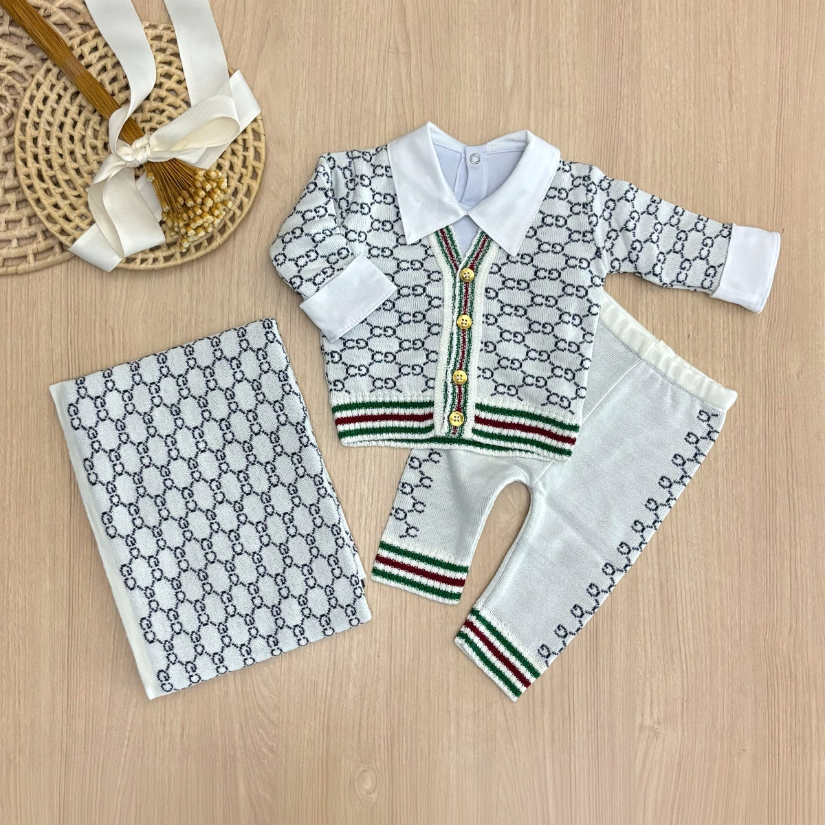 Saída Maternidade Tricot Heitor