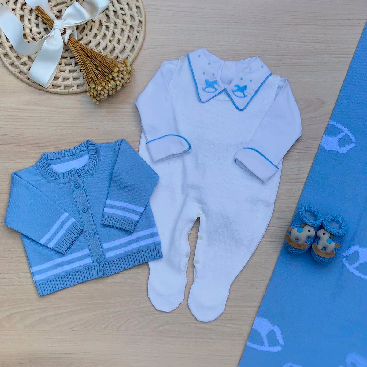 Saída Maternidade Tricot Hugo