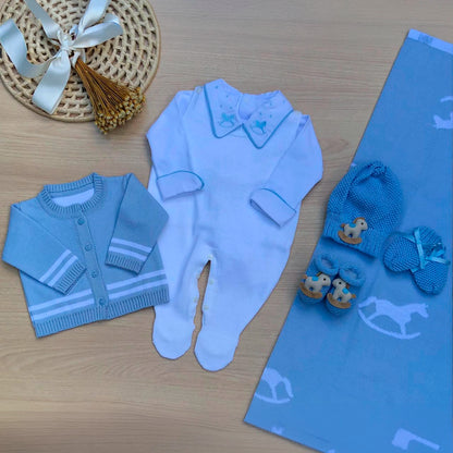 Saída Maternidade Tricot Hugo
