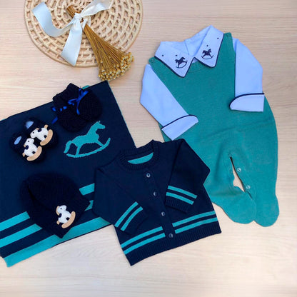 Saída Maternidade Tricot Hugo