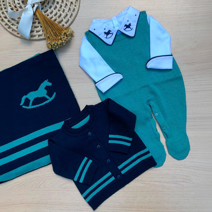 Saída Maternidade Tricot Hugo