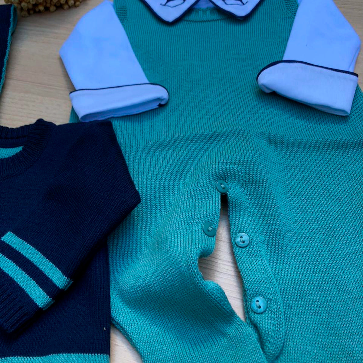 Saída Maternidade Tricot Hugo