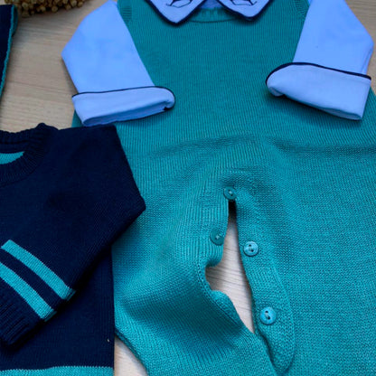 Saída Maternidade Tricot Hugo