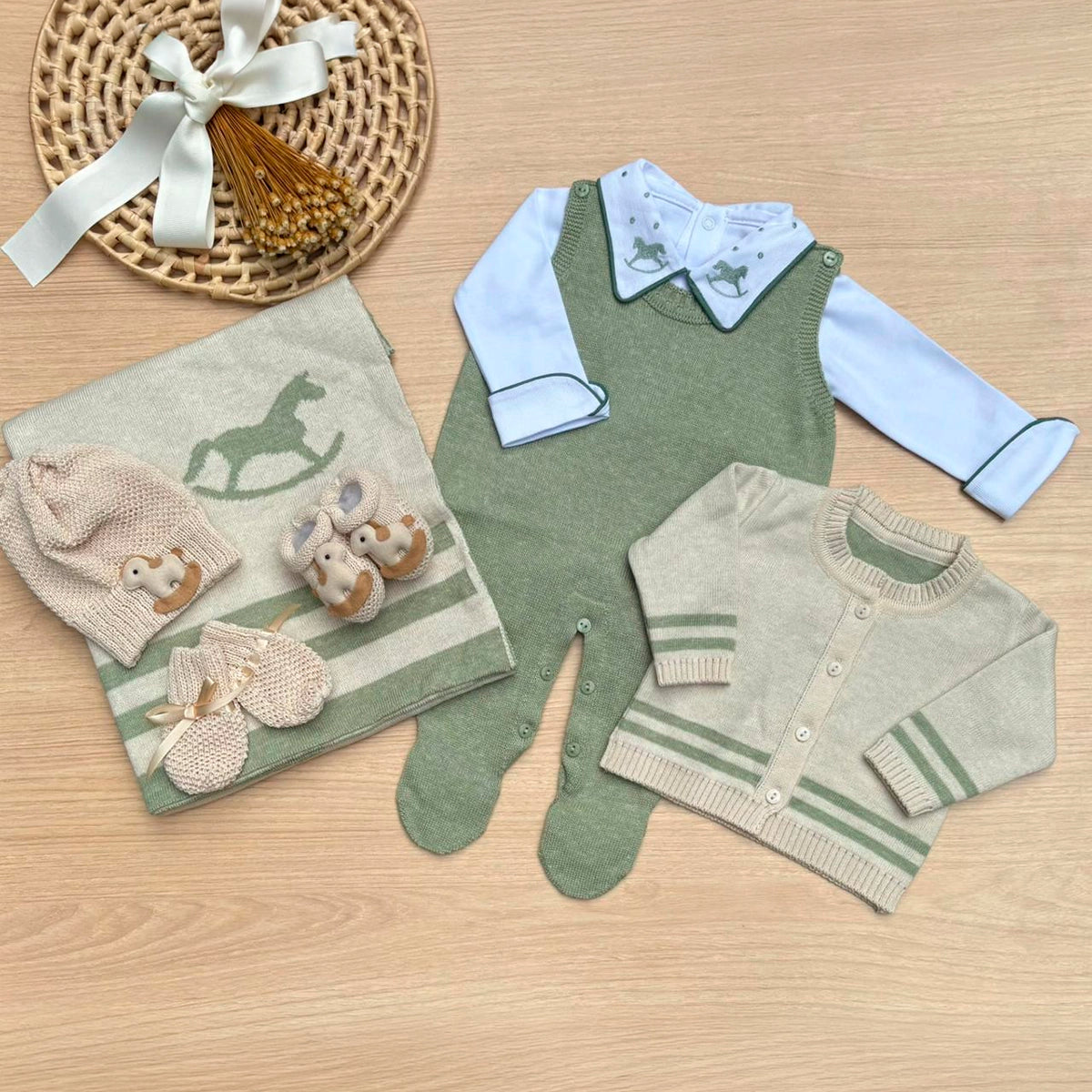 Saída Maternidade Tricot Hugo