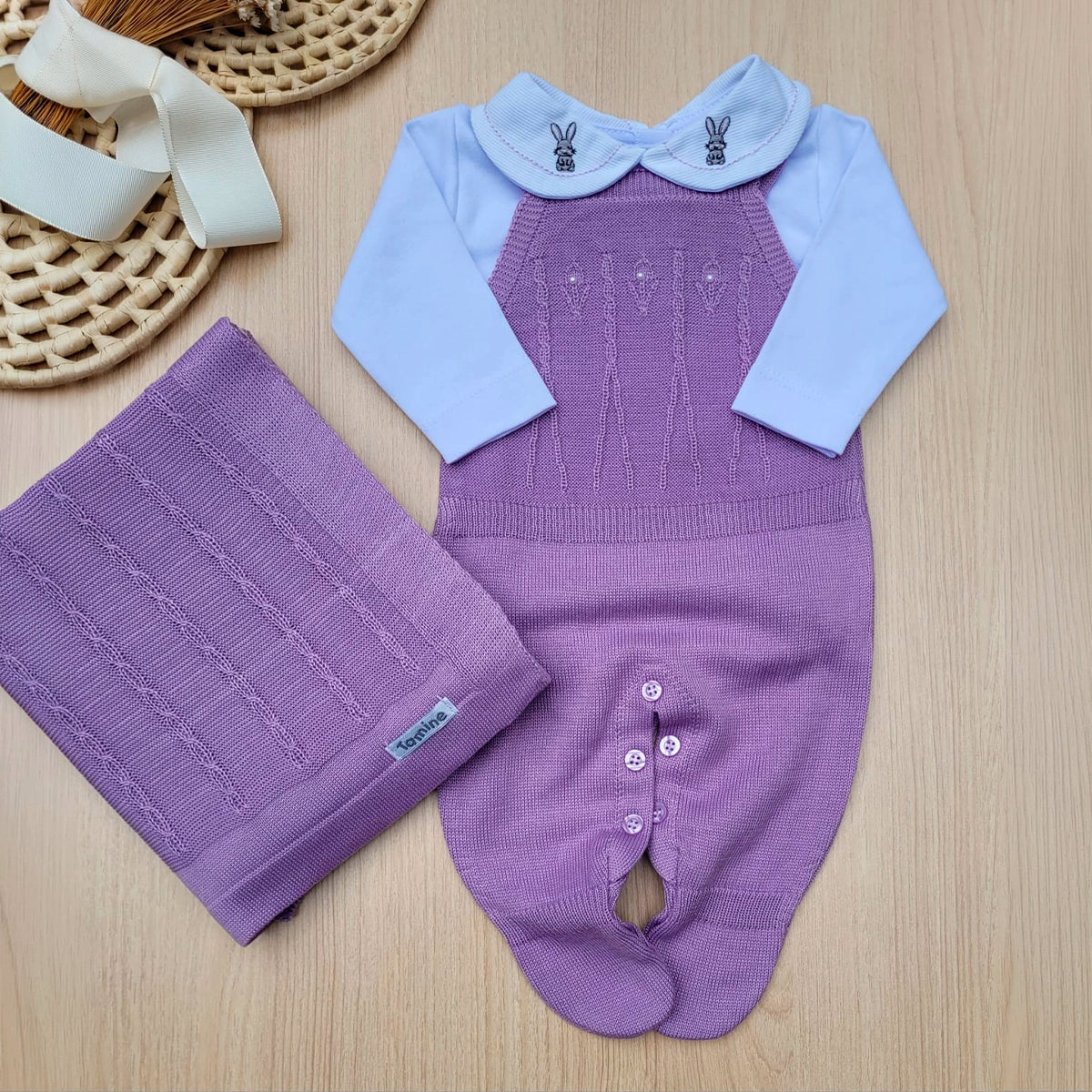 Saída Maternidade Tricot Izabella