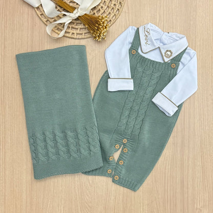 Saída Maternidade Tricot João Personalizado