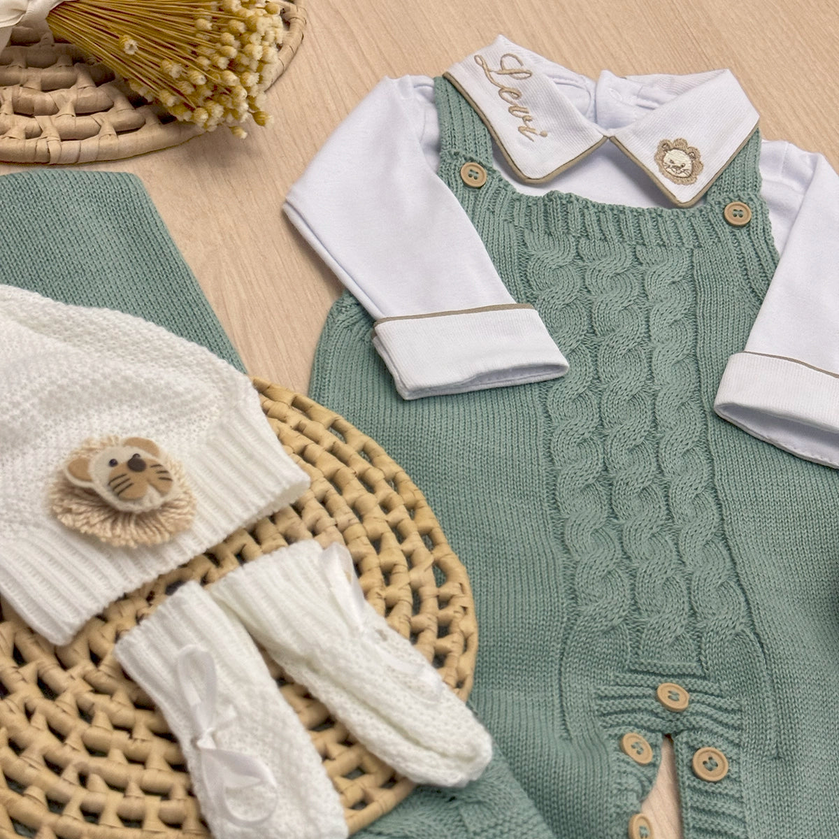 Saída Maternidade Tricot João Personalizado