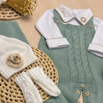 Saída Maternidade Tricot João Personalizado